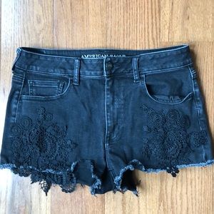American Eagle Hi Rise Shortie Shorts Size 12
